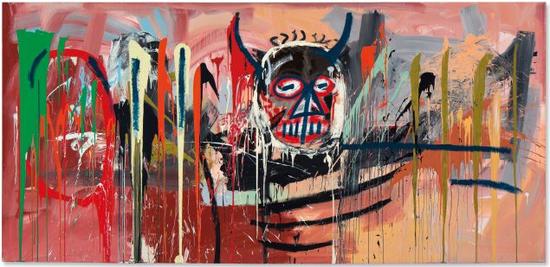 讓-米歇爾·巴斯奎特（Jean-Michel Basquiat），《Untitled》，1982 圖片：Courtesy Christie`s