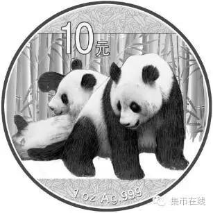 2010熊貓金銀幣設(shè)計。