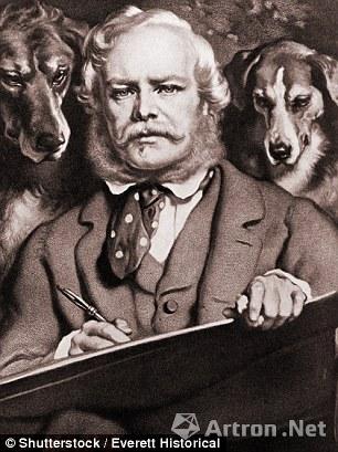 愛(ài)德溫·蘭西爾(Sir Edwin Landseer)畫(huà)像