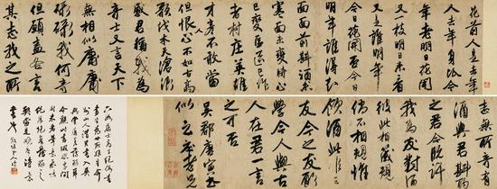 LOT號(hào)：1249 唐寅 行書七古詩(shī)卷