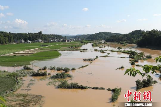 資料圖：黎平縣高屯街道絞便村外被洪水沖毀的農(nóng)田?！≠R俊怡 攝