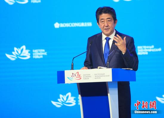 資料圖：日本首相安倍晉三。 <a target='_blank' href='http://www.chinanews.com/'>中新社</a>記者 王修君 攝