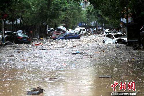 陜西綏德特大洪水已造成4人死亡3人確定身份