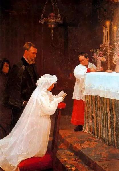 First Communion，1896