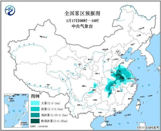 氣象臺發(fā)布大霧黃色預警 北方局地降溫超10℃