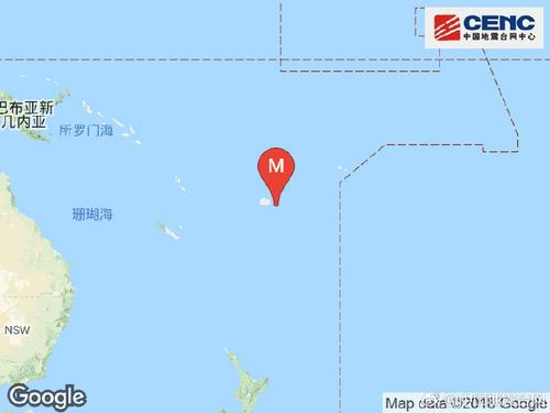 斐濟群島地區(qū)發(fā)生7.8級地震震源深度640千米