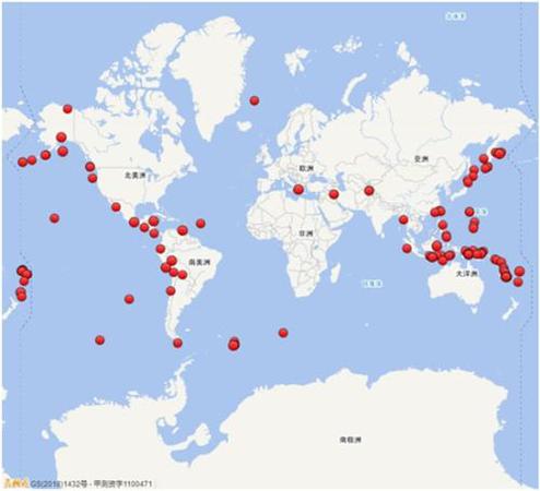 與2017年相比，2018年全球地震活動明顯增強(qiáng)。圖片來源：中國地震臺網(wǎng)微信公眾號