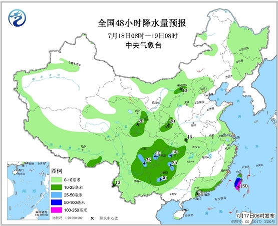 西南等地有較強(qiáng)降雨 臺風(fēng)“丹娜絲”影響東南沿海