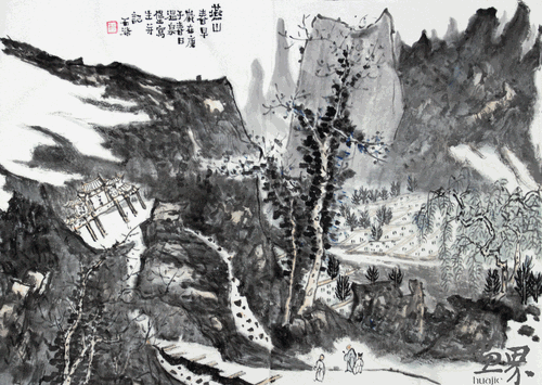 燕山春早-45×64cm--靳東